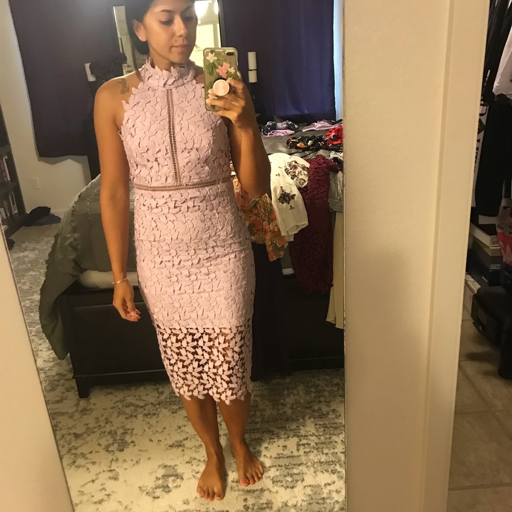 Bardot Lace Dress
